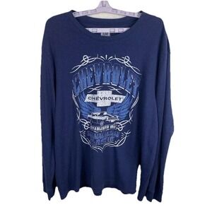 Chevrolet American Classic Thermal Long Sleeve 2XL Official‎ GM Graphics Hot Rod